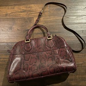 Cole Haan burgandy purse.